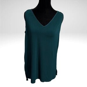 Green Sleeveless Women's Top